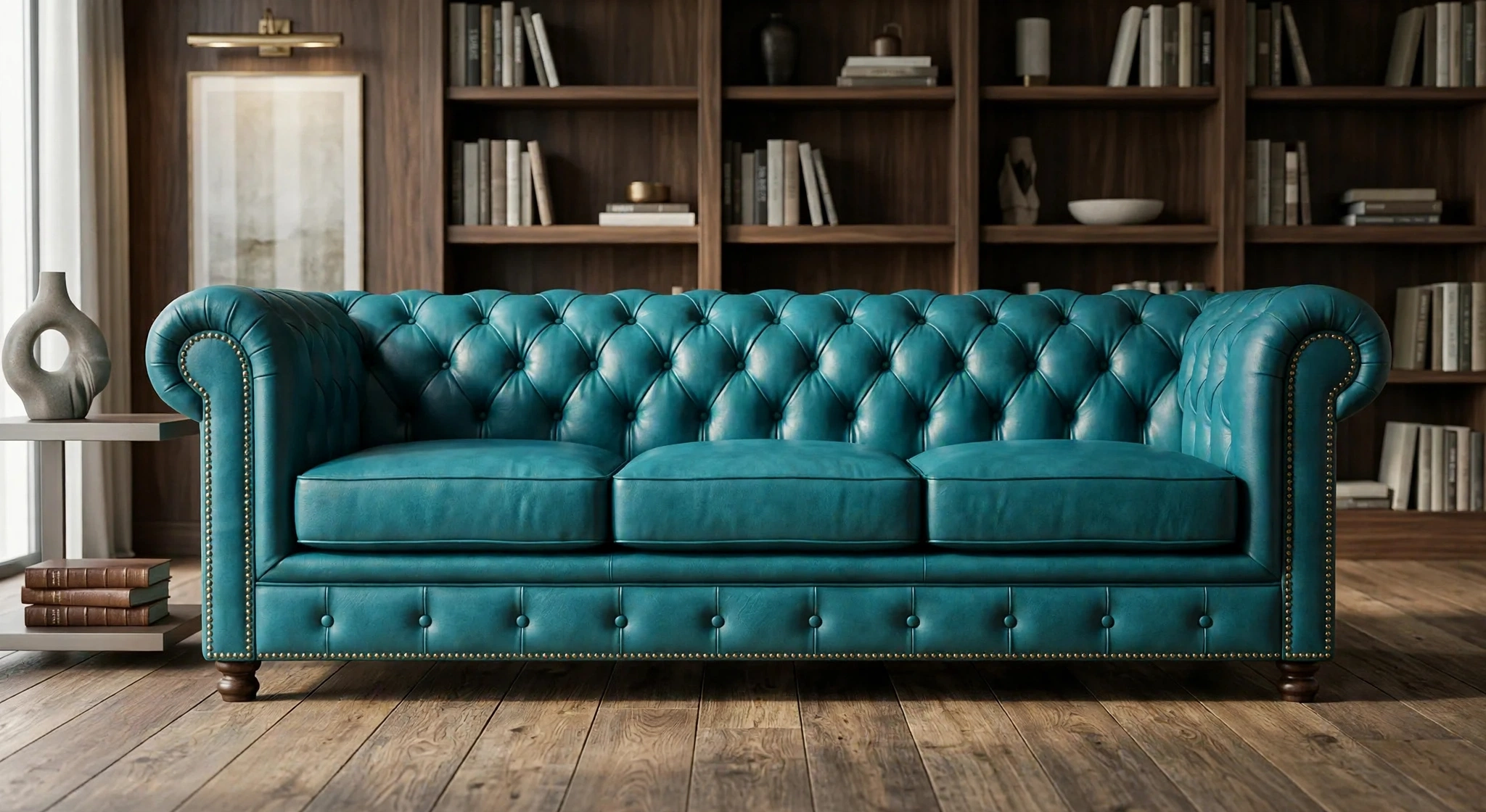 Chesterfield in Turquoise