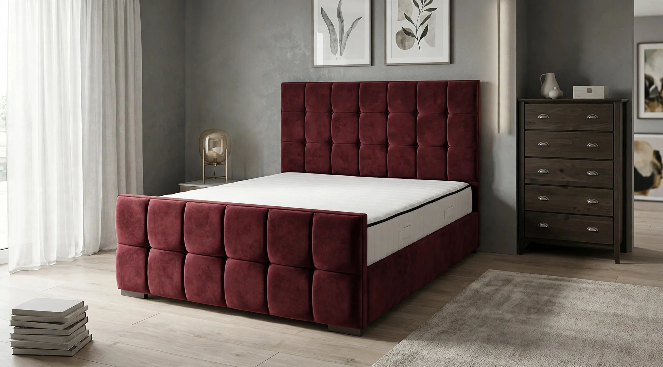 Cube Maroon