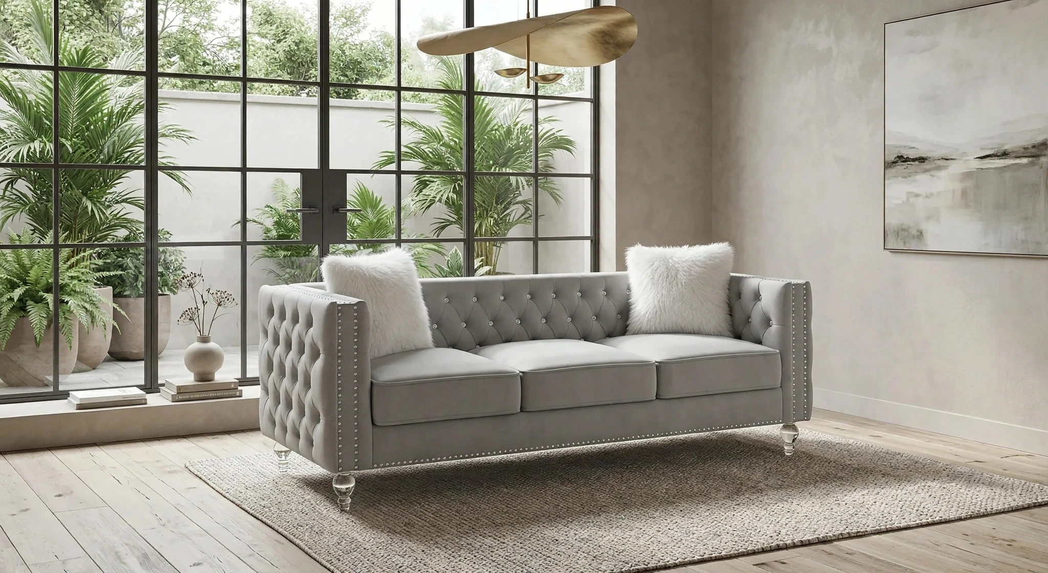 Diamontee in Light Grey