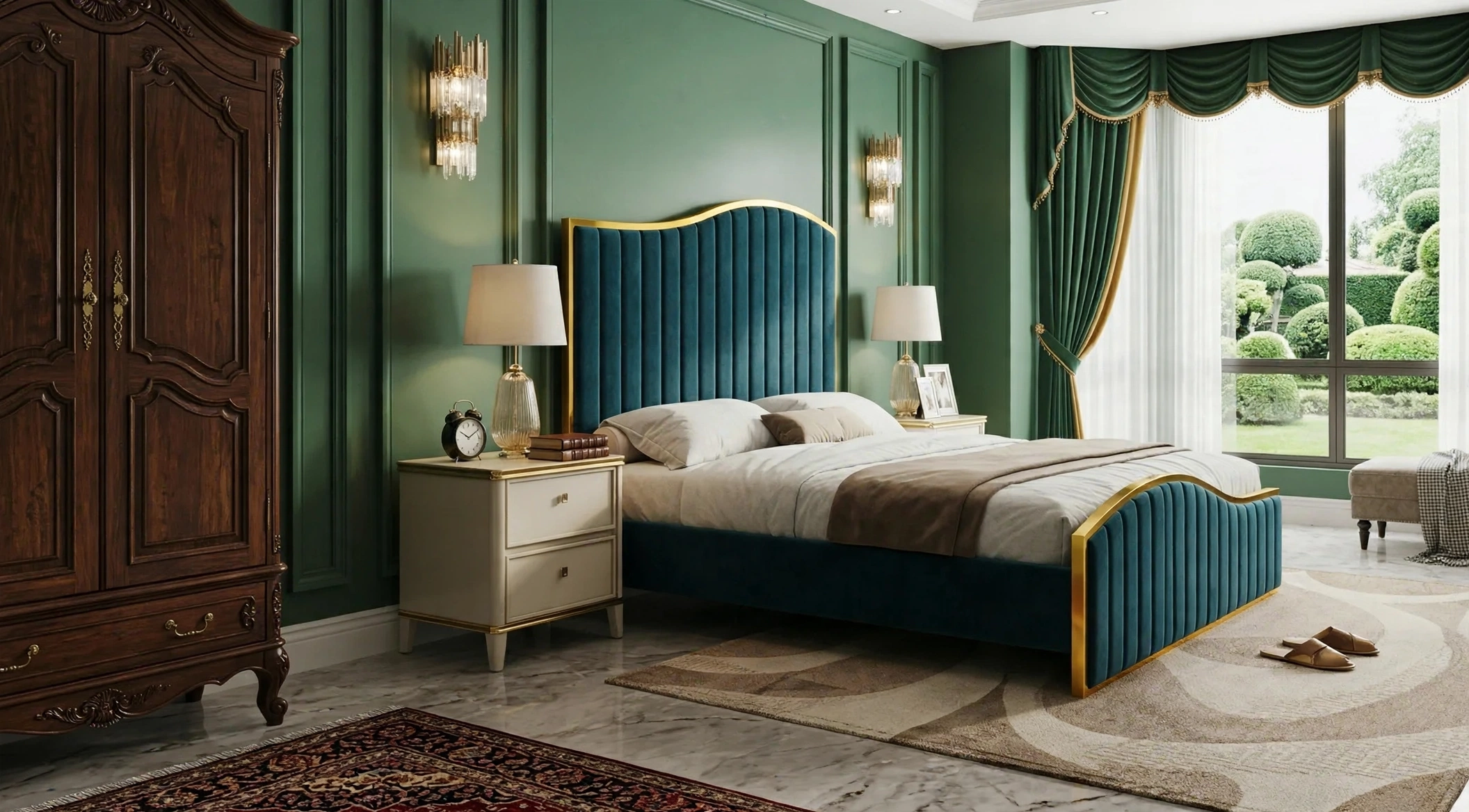 Golden Wave Teal