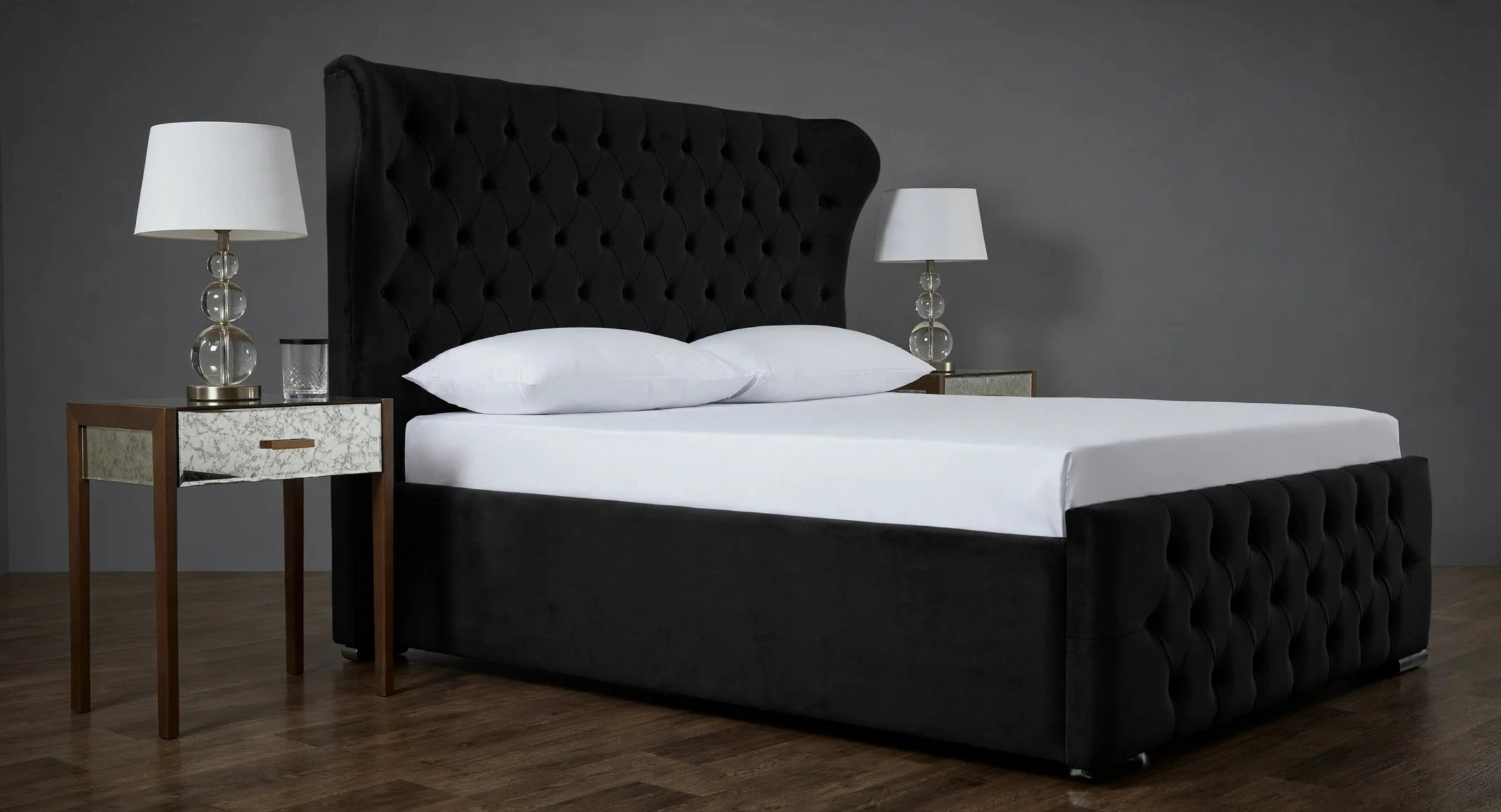Oxford Wingback Black